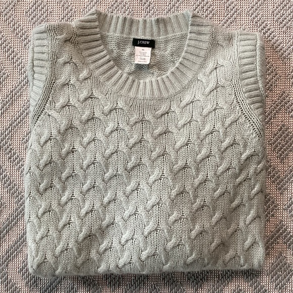 J.Crew Cable Crewneck Sweater Size XSmall - Picture 12 of 12